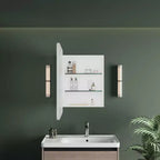 Armoire de toilette à LED avec miroir – Encastrable ou murale, anti-buée, intensité réglable, 3 modes d'éclairage