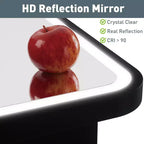 Armoire de toilette à LED avec miroir – Encastrable ou murale, anti-buée, intensité réglable, 3 modes d'éclairage