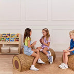 Banc enfant bûche, 35,5 cm